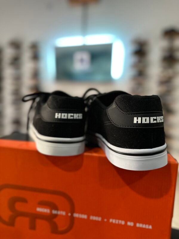 TÊNIS HOCKS FLAT LITE BLACK/ WHITE - Image 3