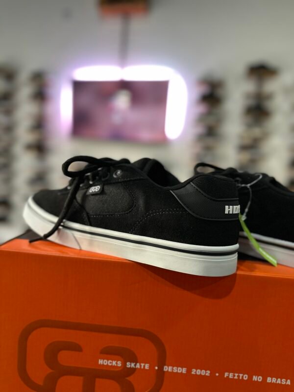 TÊNIS HOCKS FLAT LITE BLACK/ WHITE - Image 2