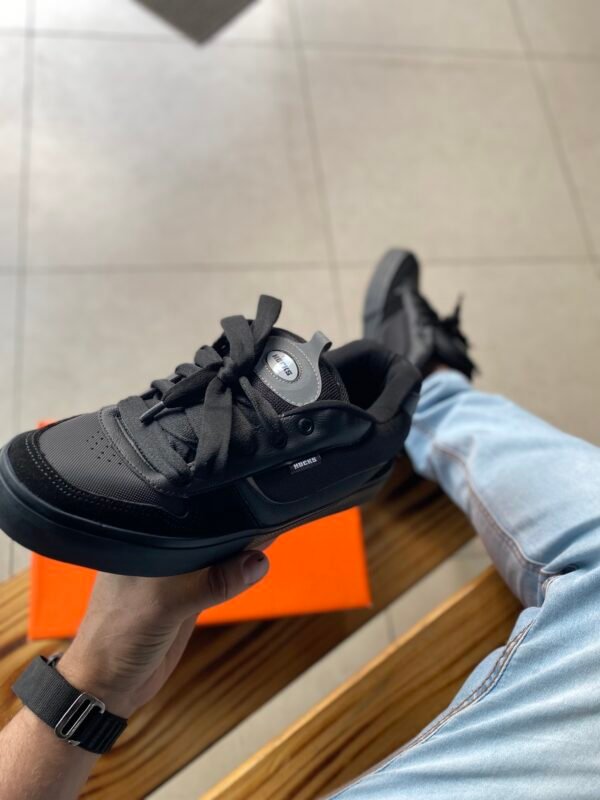 TÊNIS HOCKS PUFF PRETO REFLETIVO