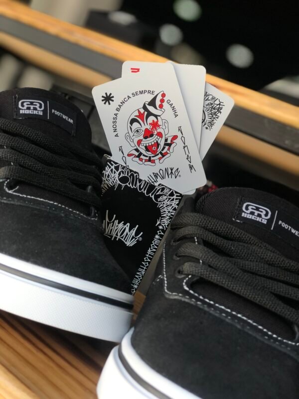 TÊNIS HOCKS FLAT LITE BLACK LINE WHITE - Image 3
