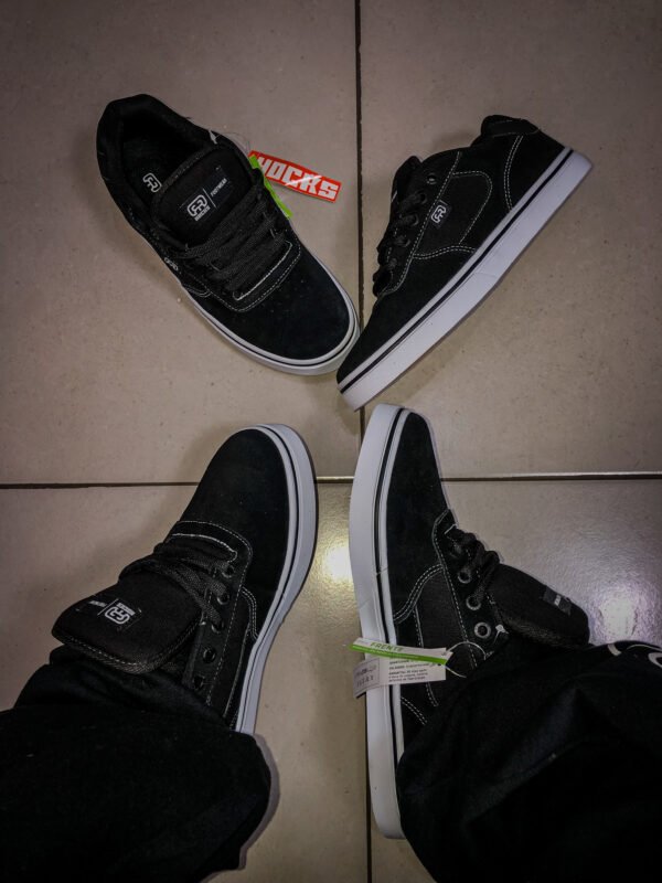 TÊNIS HOCKS FLAT LITE BLACK LINE WHITE - Image 2