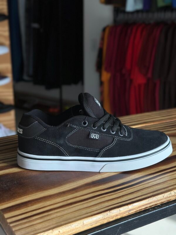 TÊNIS HOCKS FLAT LITE BLACK LINE WHITE - Image 5
